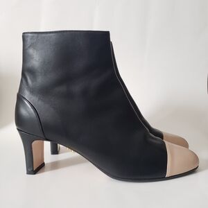 Zvelle | Leather Cap Toe Ankle Boots 🇨🇦